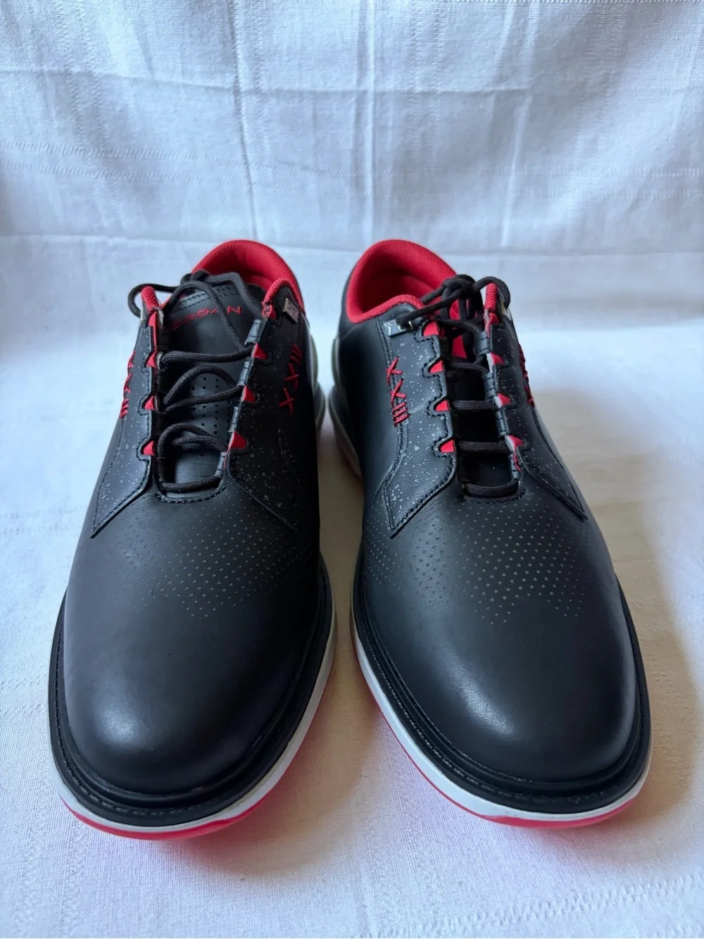 Nike Jordan ADG 5 Black Fire Red Metallic Golf Shoe Men’s Size 11 FQ6642-001